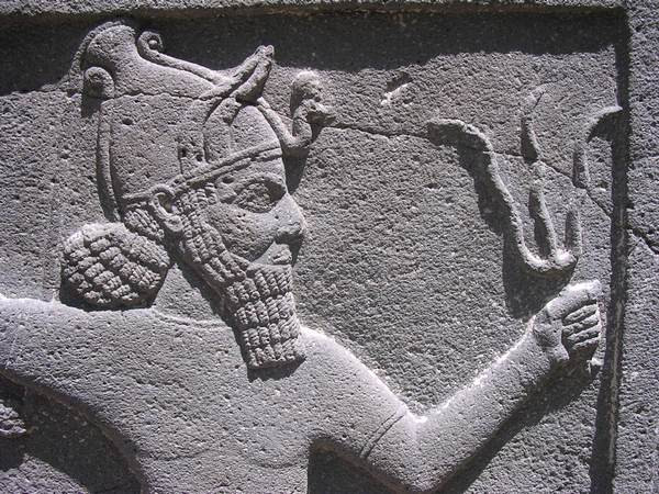 Gözlühöyük, Neo-Hittite storm god with an Assyrian beard