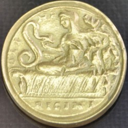 Contorniate, showing Olympias and her snakes