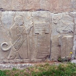 Alacahöyük, Sphinx Gate, Relief (copy)