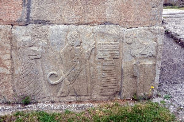Alacahöyük, Sphinx Gate, Relief (copy)