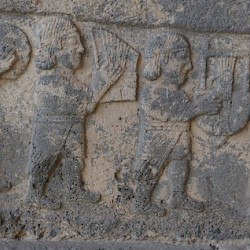 Karatepe, South Gate relief, Musicians (copy)