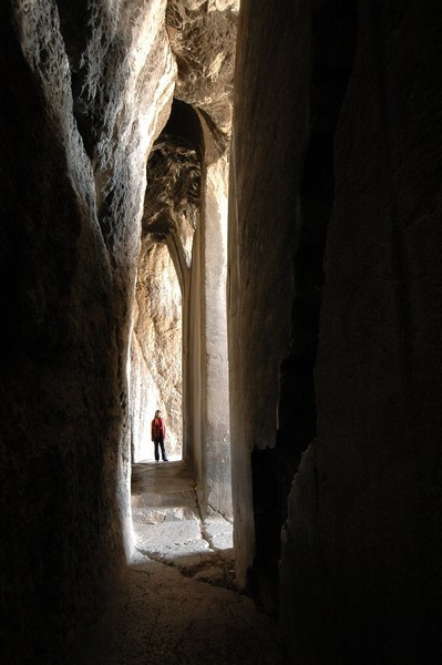Amasia, the corridor behind Royal Tomb 3