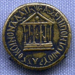 Ancyra, Temple of Augustus, coin