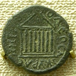 Ancyra, Temple of Augustus, coin