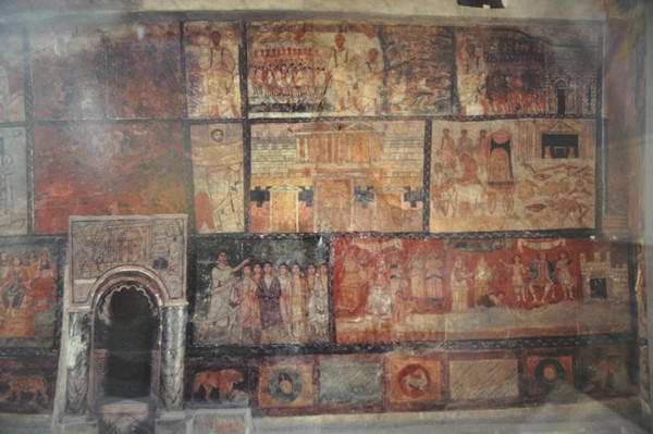 Dura Europos, Synagogue, Wall painting