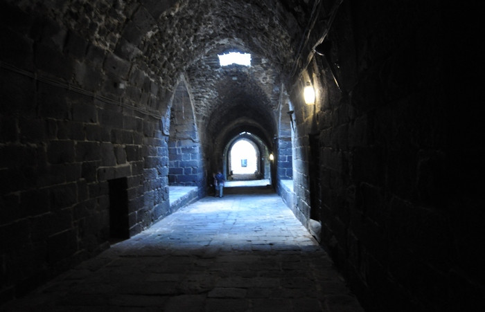 Bosra, Theater, Stage, Corridor