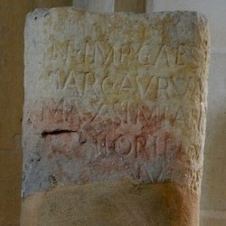 Reims, Milestone of Maximianus