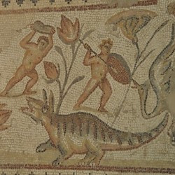 Sepphoris, House of the Dionysus Mosaic, Dionysiac scene