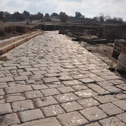 Sepphoris, Decumanus, Pavement
