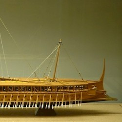Modern model of a triere