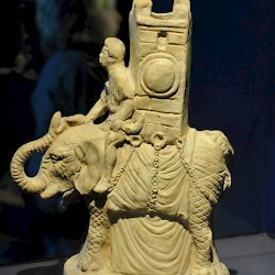 Pompeii, Statuette of a war elephant