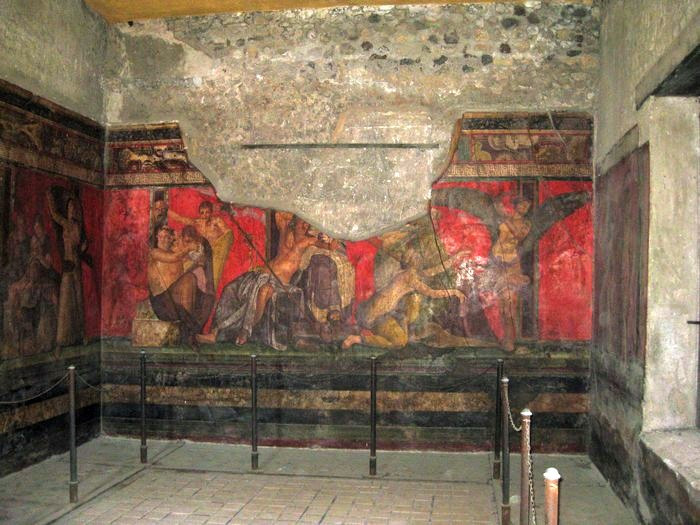 Pompeii, Villa of the Mysteries, Wall painting
