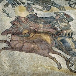 Piazza Armerina, Palaestra, Chariot