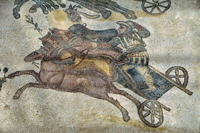 Piazza Armerina, Palaestra, Chariot