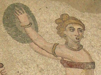 Piazza Armerina, 30 Slaves' Room, Bikini girl