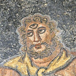 Piazza Armerina, Vestibule, Polyphemus
