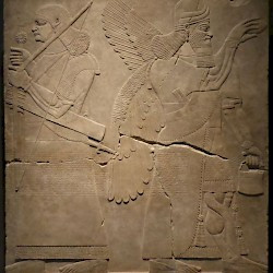 Nimrud, Northwest Palace of Aššurnasirpal II, Two genies