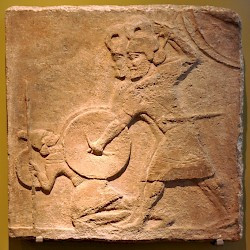Nimrud, Relief with soldiers