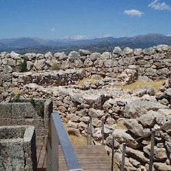 Mycenae, Cyclopean Wall near Grave Circle A