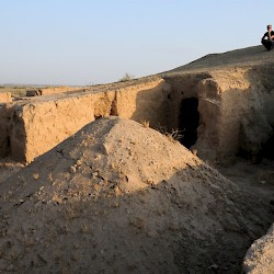 Kara Tepe, West, Round Stupa