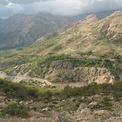 Persian Gate, Cheshmeh chenar: possibly the camp of Ariobarzanes
