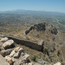 Acrocorinth, Walls