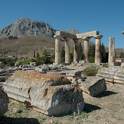 Corinth, Temple of Apollo with Acrocorinth