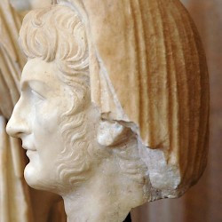 Corinth, Basilica Julia, Portrait of Nero