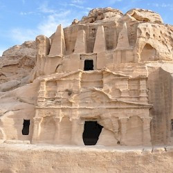 Petra, Siq, Tomb of the Obelisks