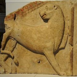 Zhana Mogila, Relief of a lion