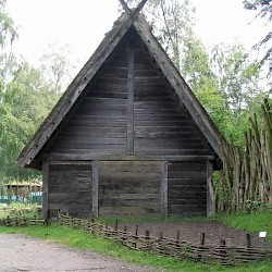 Barkhauser Berg, Germanic farm (reconstruction)
