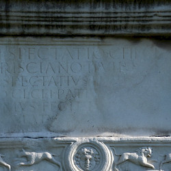 Šempeter, Mausoleum of the Spectatii, Inscription