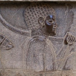 Persepolis, Apadana, East Stairs, Nubian