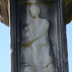 Šempeter, Mausoleum of Vindonius, Relief of a servant