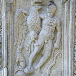 Šempeter, Mausoleum of Ennius, Relief of Ganymede