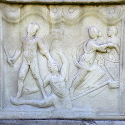 Šempeter, Mausoleum of the Spectatii, Mythological scene
