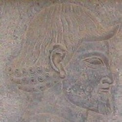Persepolis, Apadana, East Stairs, Libyan