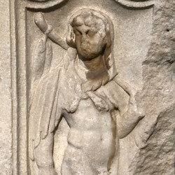 Šempeter, Mausoleum of the Spectatii, Hunter with a hare