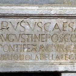 Issa, Inscription of Drusus the Younger