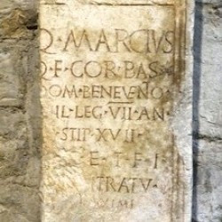 Tilurium, Tombstone of Marcius of VII Claudia