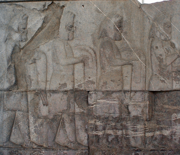 Persepolis, Apadana, East Stairs, Southern part, Medes