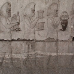 Persepolis, Apadana, East Stairs, Southern part, Medes