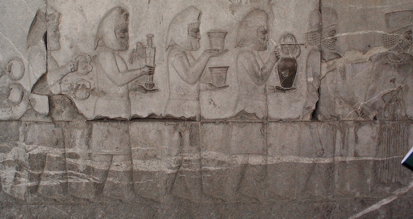 Persepolis, Apadana, East Stairs, Southern part, Medes