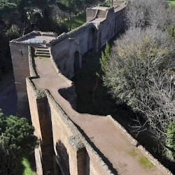 Rome, Aurelian Wall (near the Porta S Sebastiano)
