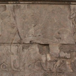 Persepolis, Apadana, East Stairs, Southern part, Elamites