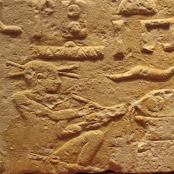 Relief of a scribe