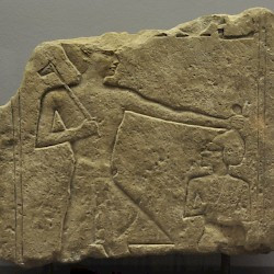 Relief of the Pharaoh killing an enemy