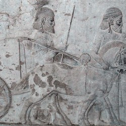 Persepolis, Apadana, East Stairs, Southern part, Lydians
