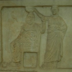 Athens, Agora, the Demos crowned by Democracy