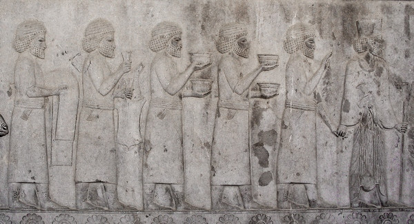 Persepolis, Apadana, East Stairs, Southern part, Syrians